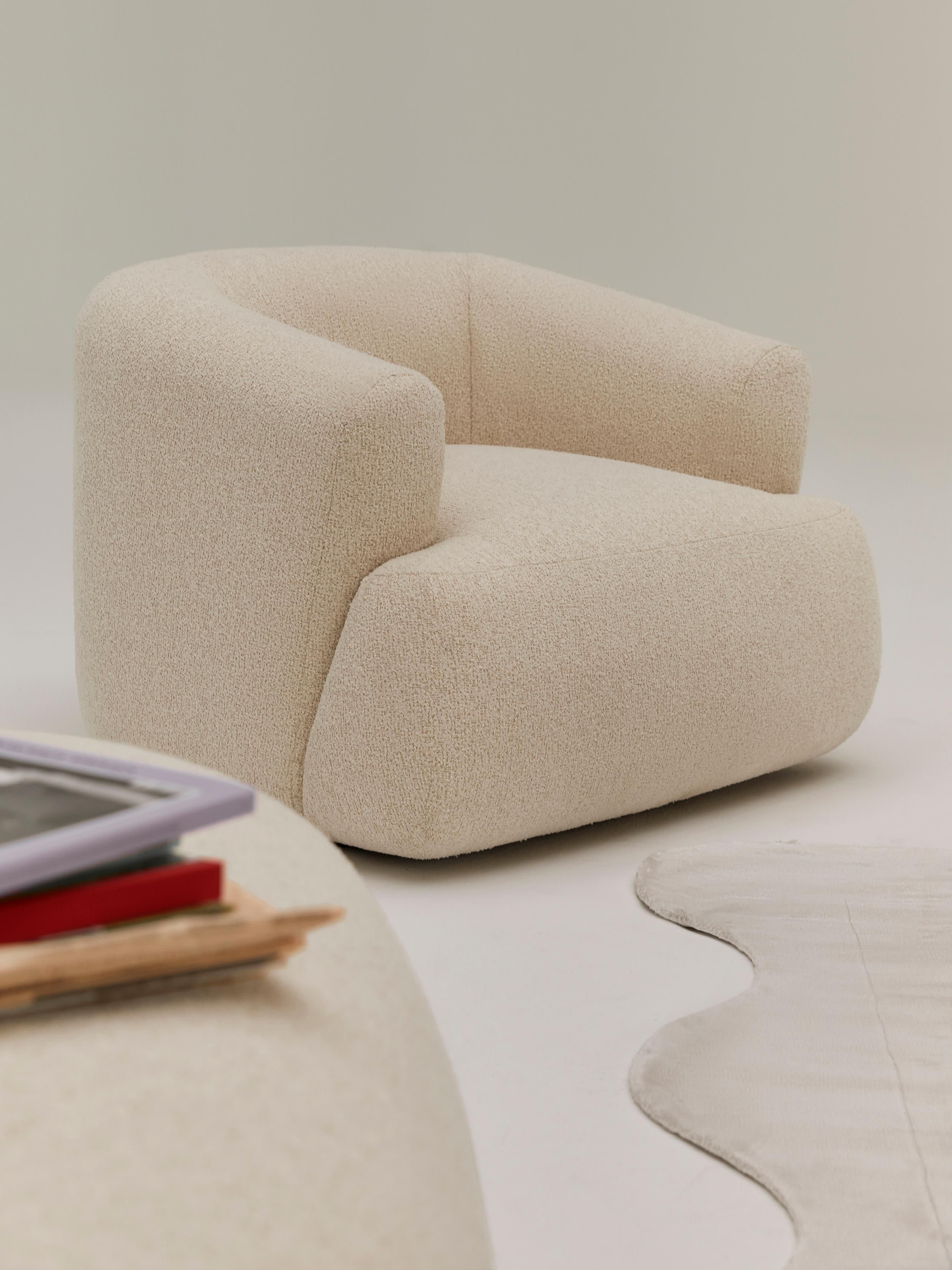 Bouclé-Sessel Sofia