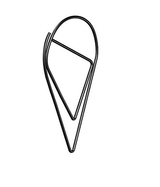 Pack de 30 trombones gouttes d'eau noir