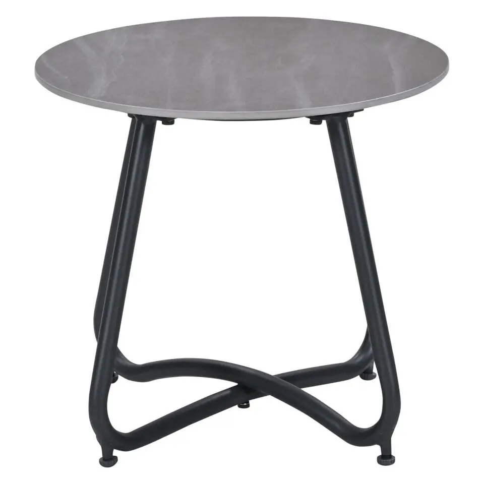 Garden Impressions Fons bijzettafel &Oslash;45xH41 cm �?donker grijs