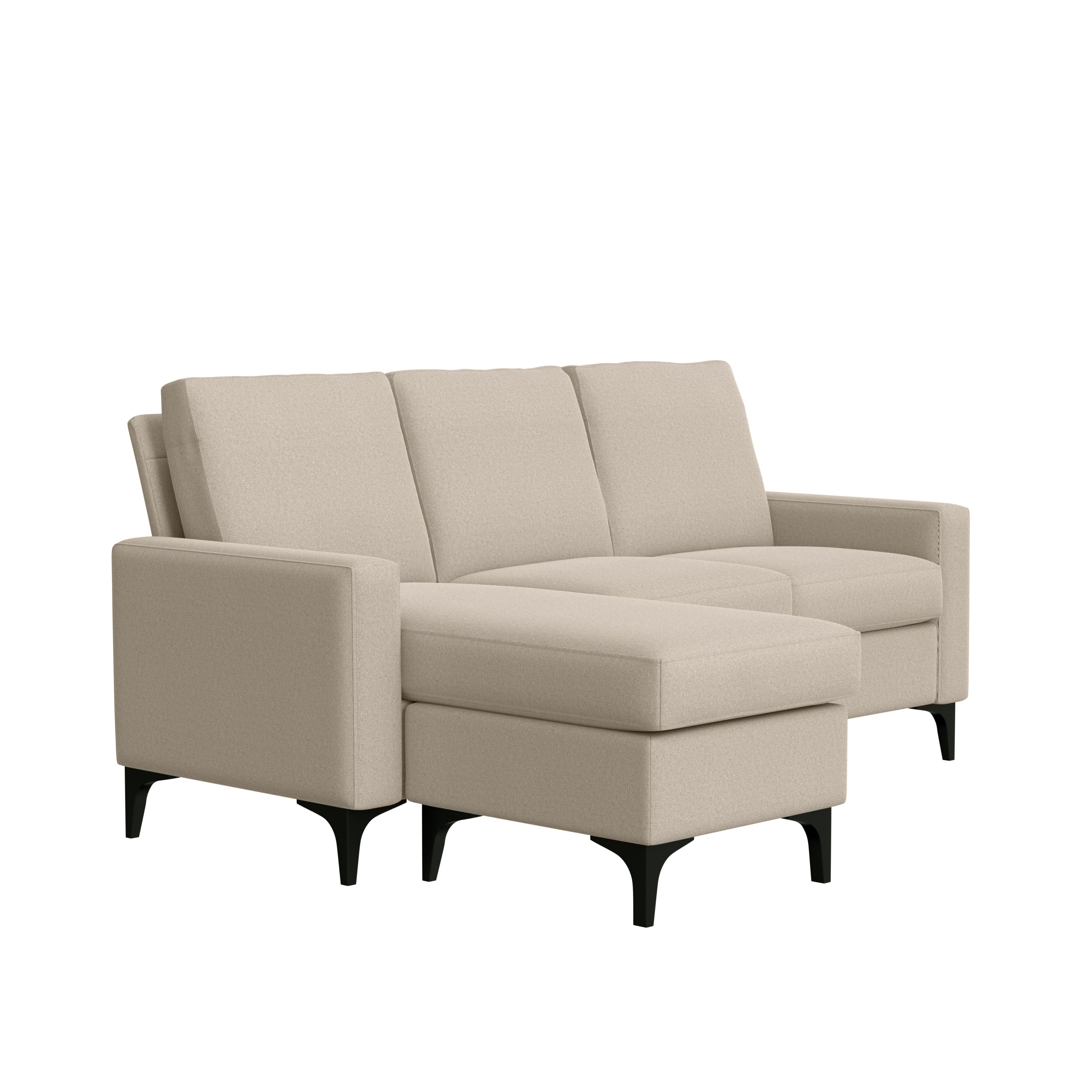Hillsdale Matthew Upholstered Reversible Chaise Sectional - 36H x76W x 57.25D