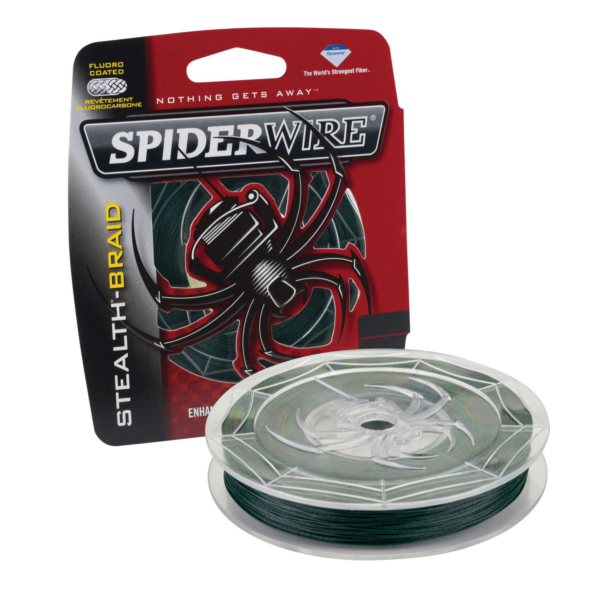 Spiderwire Stealth Braided Fishing Line, Green 300-yd
