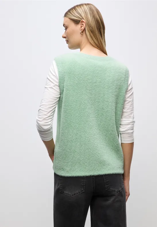 Ärmelloser Pullover
