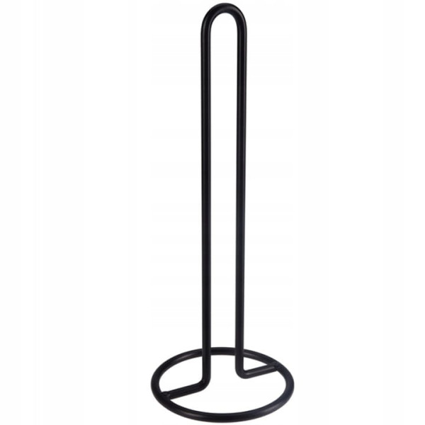 Stojak Na Ręcznik Papierowy Czarny Metalowy Uchwyt Na Rolkę Do Kuchni 33Cm