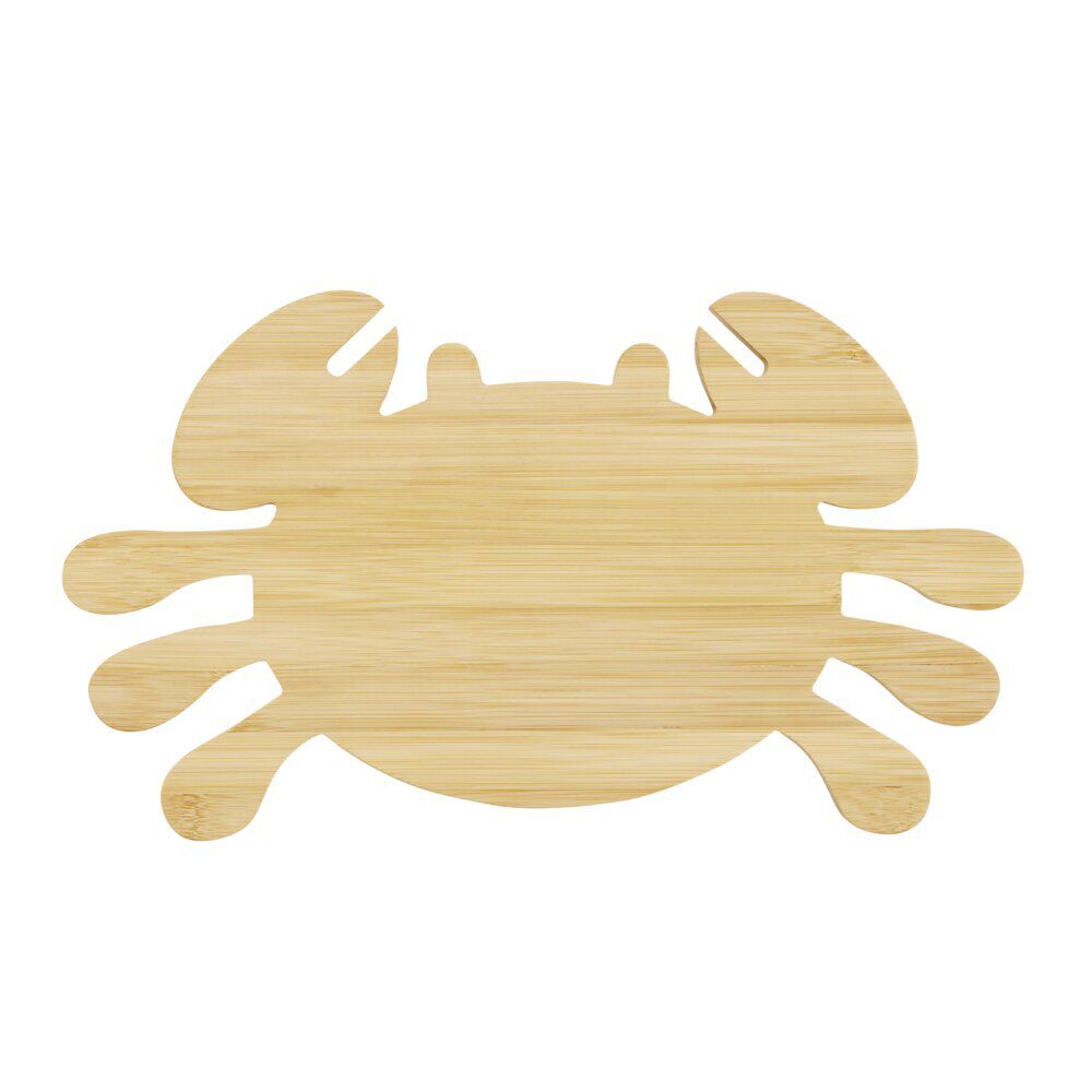 Planche à découper en bambou forme crabe 20,5x36cm