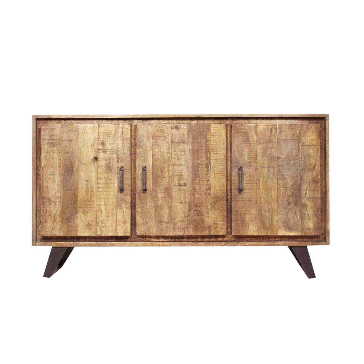 MIM - Buffet en bois marron 137 cm