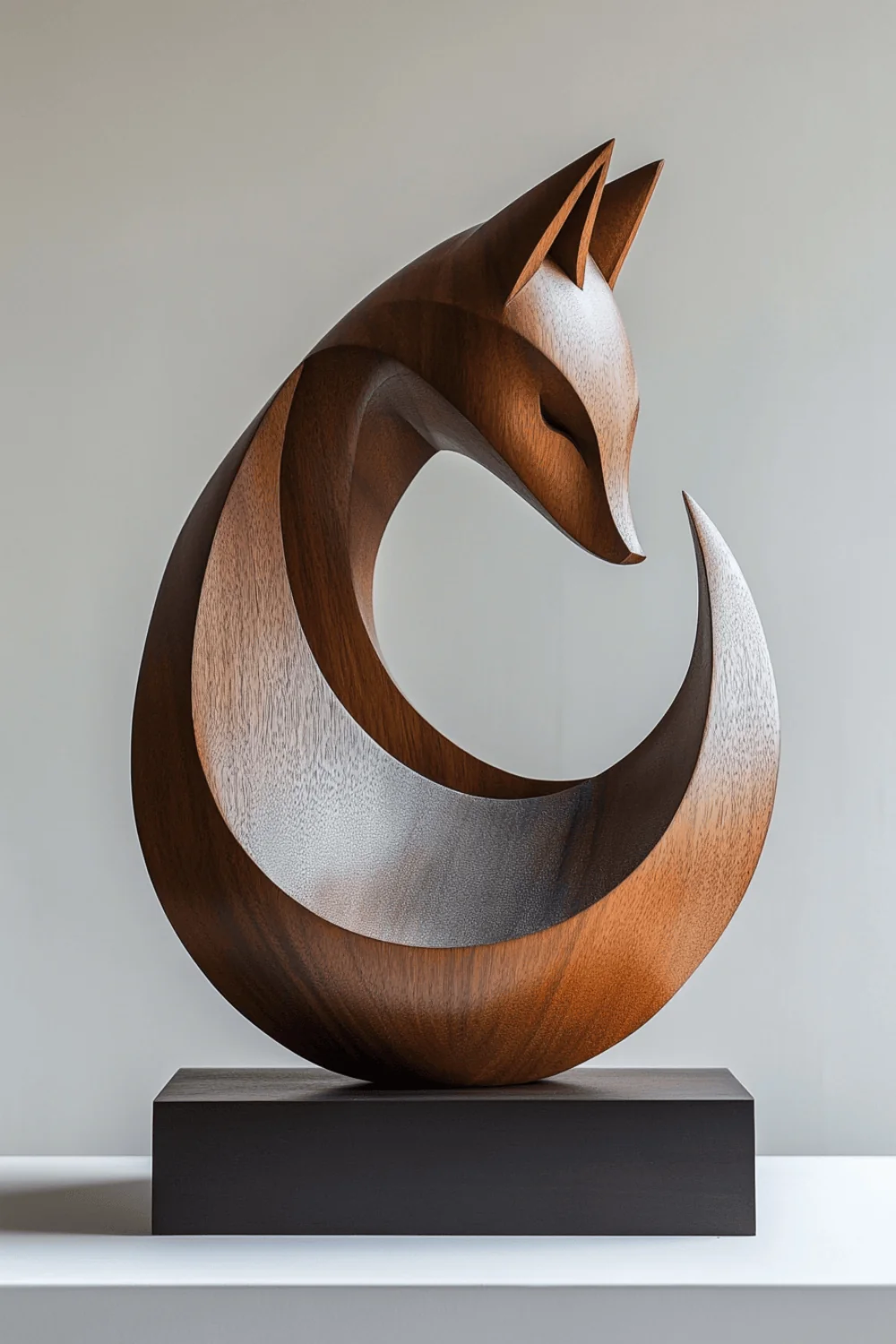 Fox Wood Sculpture #WA084