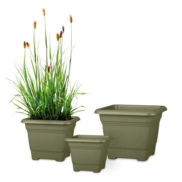 Pflanzkübel »NORA«, BxHxT: 38,5 x 30 x 38,5 cm, moss green