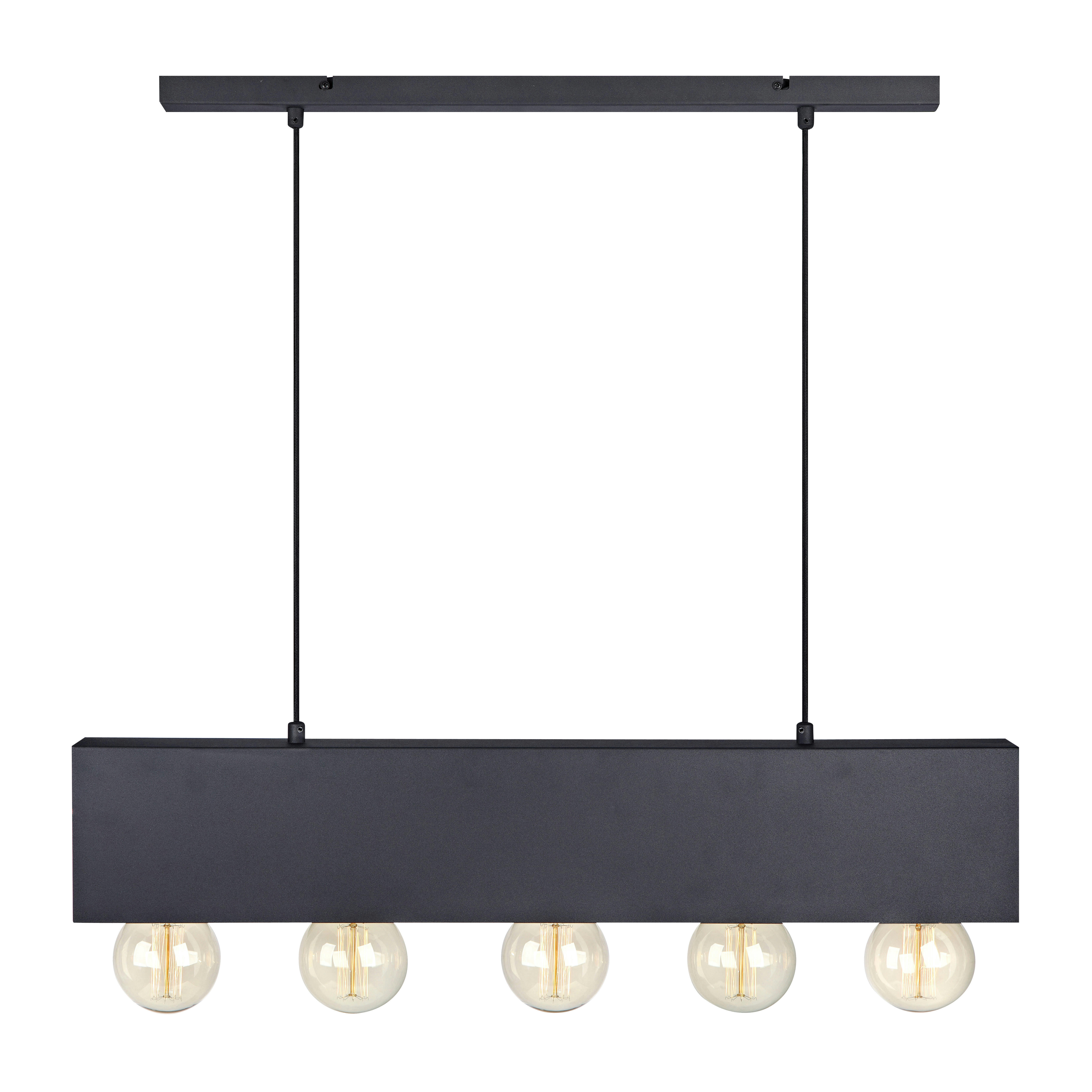 COUTURE - Suspension en métal noir