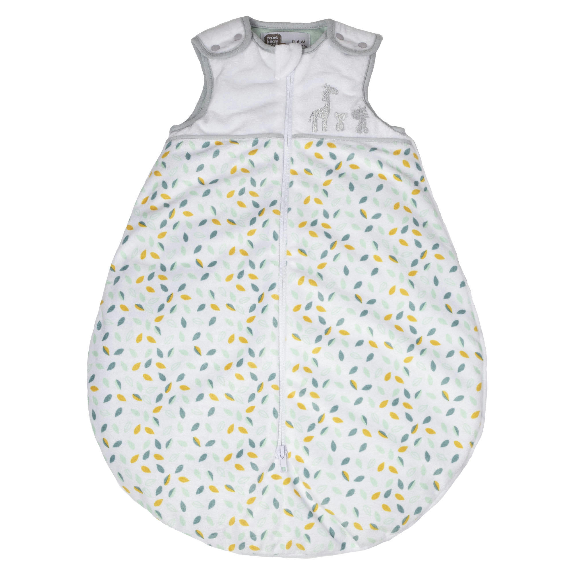 - Gigoteuse hiver tog 2 feuilles 0 - 6 mois