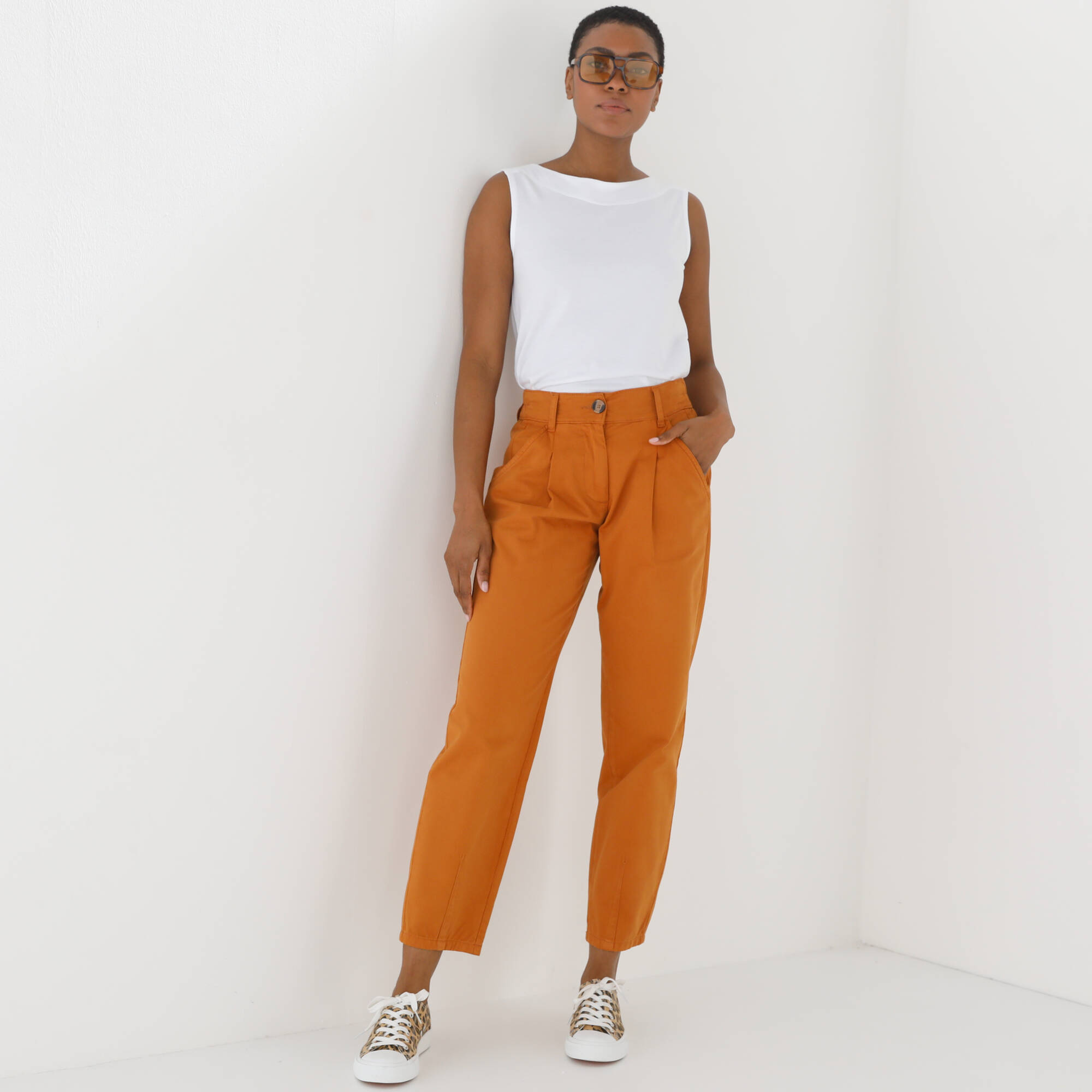 Pantalon à pinces