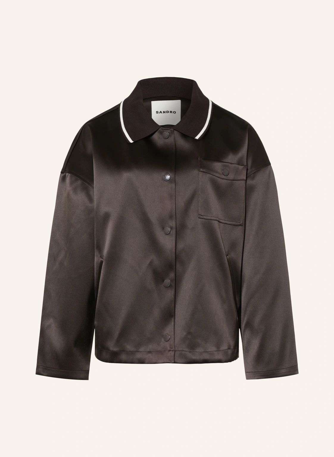 SANDRO Satinblouson