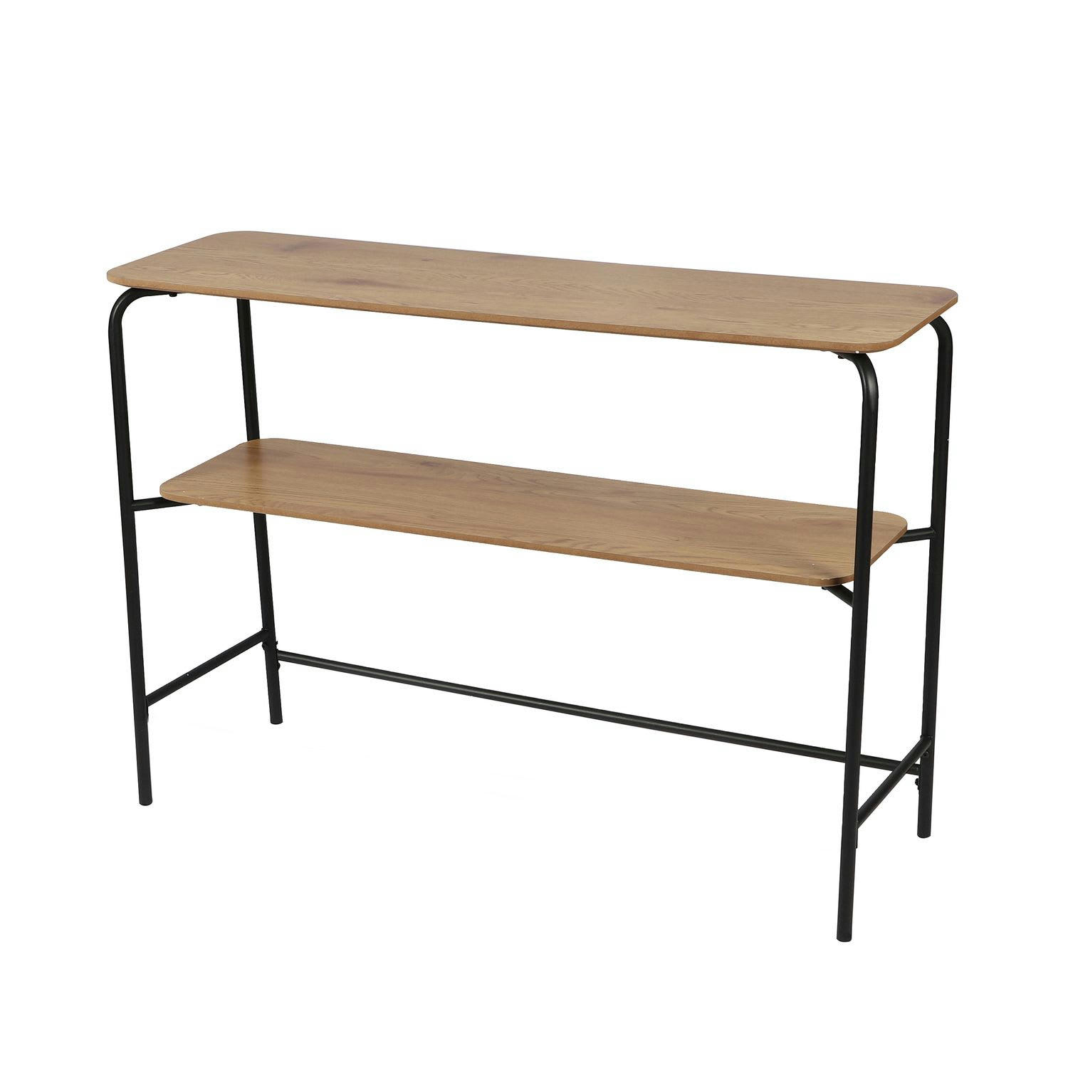 - Console 2 niveaux marron