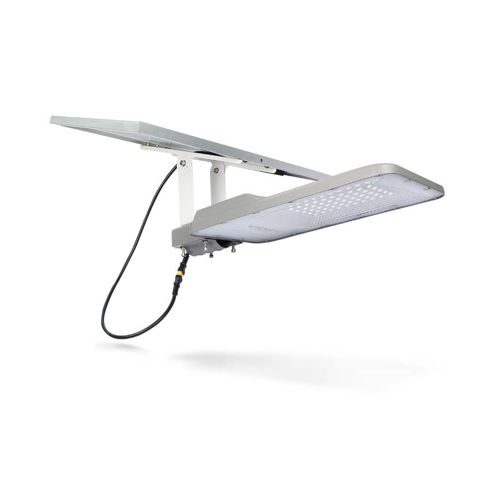 Latarnia solarna LED z pilotem 2500lm 5000K panel 30W IP65 LANA Videx