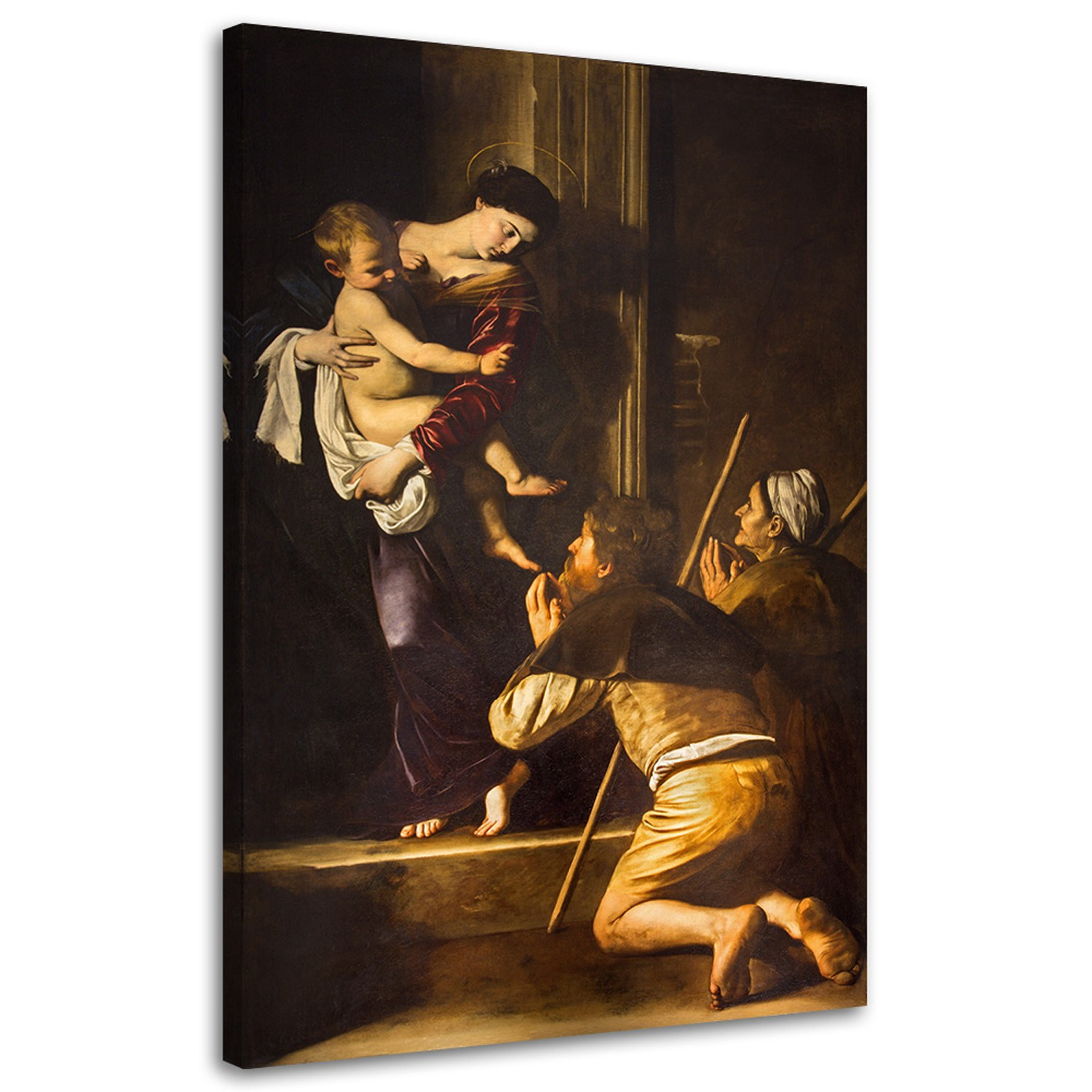 Feeby Obraz na płótnie Caravaggio Madonna z Loreto 40x60