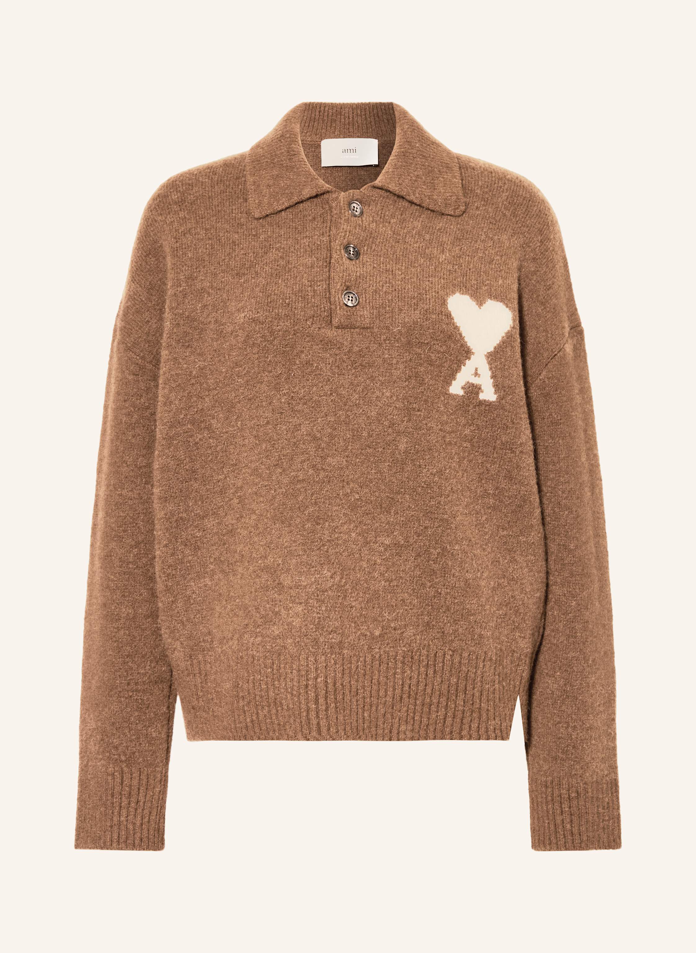 Ami Paris Pullover mit Alpaka