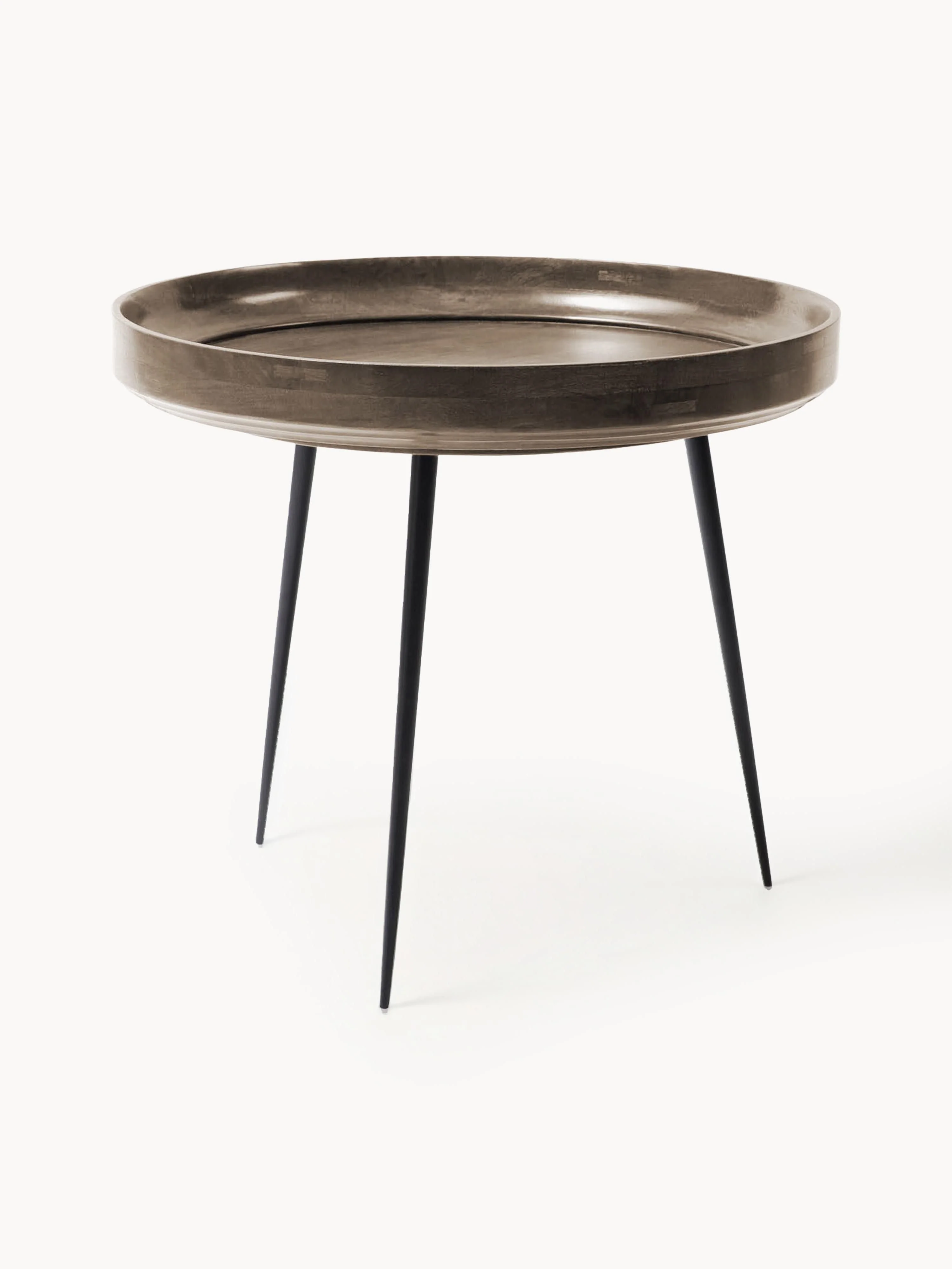 Runder Beistelltisch Bowl aus Mangoholz