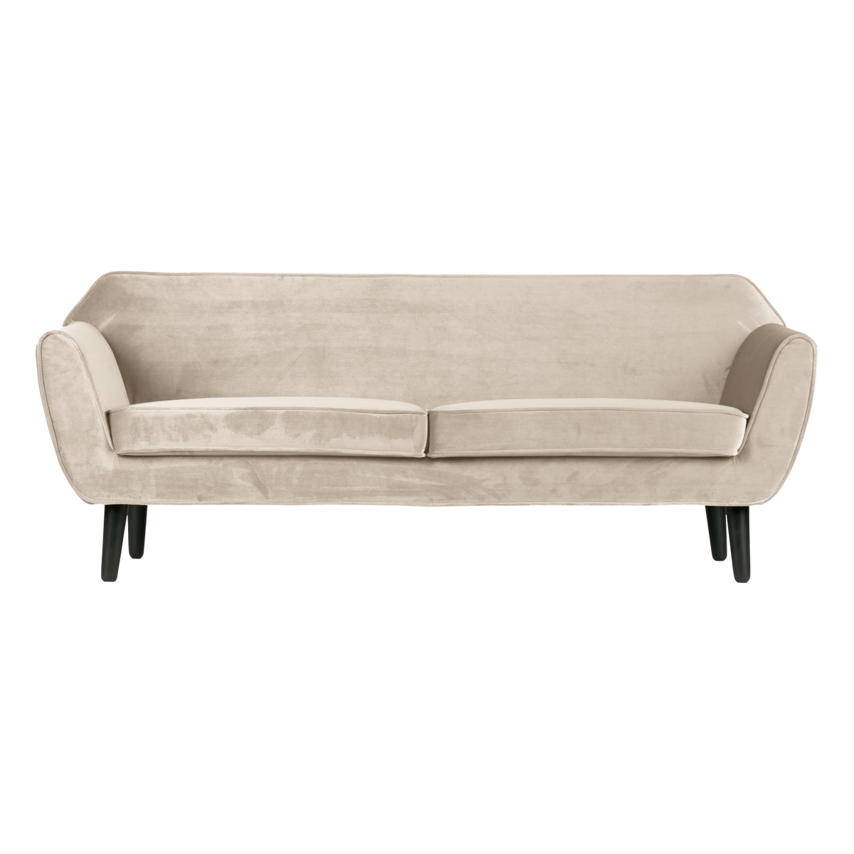 WOOOD bank Rocco 187 cm - Velvet - Off White