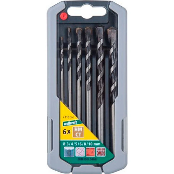 Bohrerset »Professional«, Ø 3/4/5/6/8/10 mm, 6