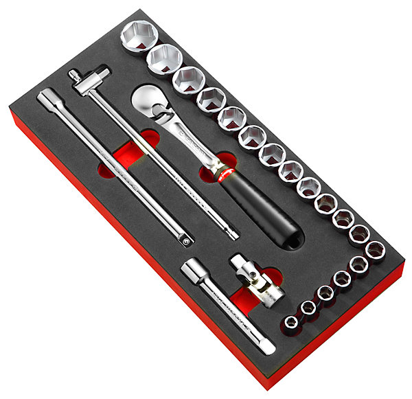 Module mousse cliquet et douilles 1/2' FACOM MODM.SL1PB compatible CHRONO XL, CHRONO , JET XL, JET  et MBOX.L