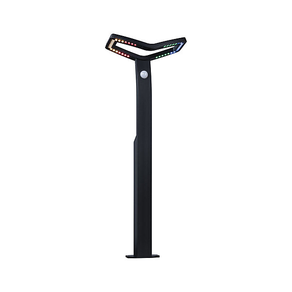 Borne lumineuse LED Smart Home Zigbee 3.0 Alara Détecteur de mouvement crépusculaire (IR) IP44 carré 665mm RGBW  10W 450lm 230V An