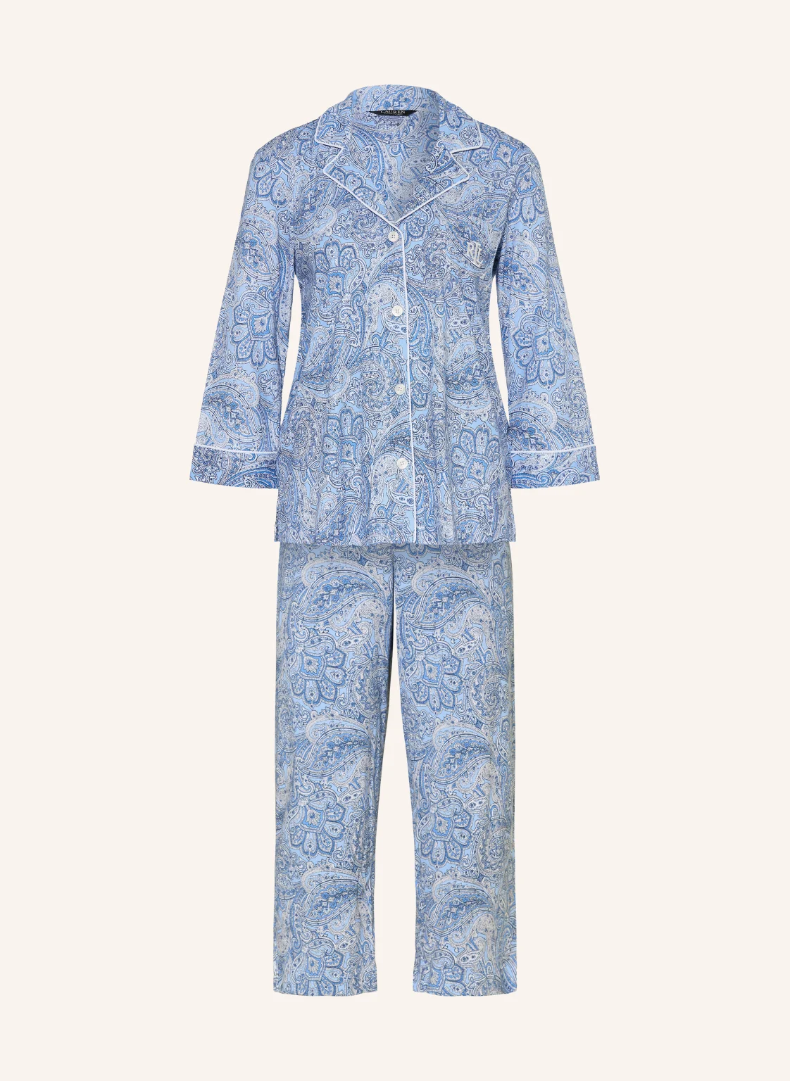 LAUREN RALPH LAUREN 3/4-Schlafanzug
