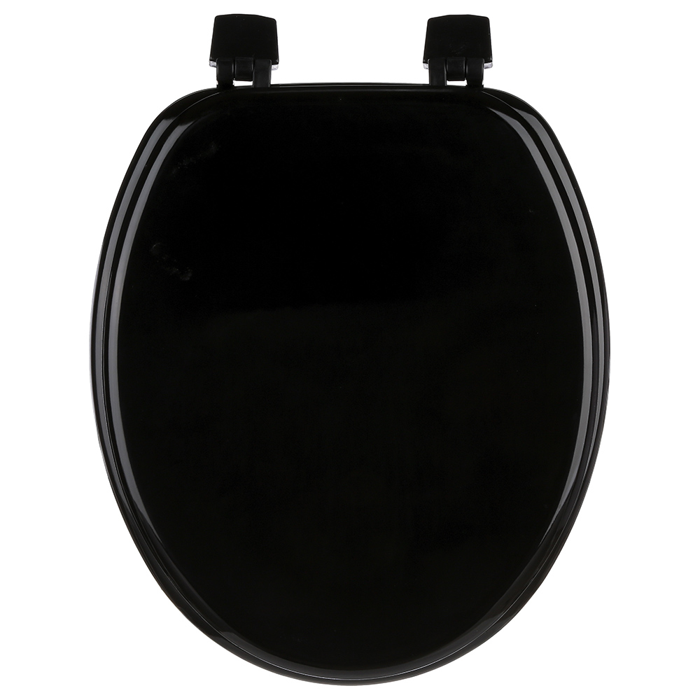 Tampa wc em madeira LUX preta