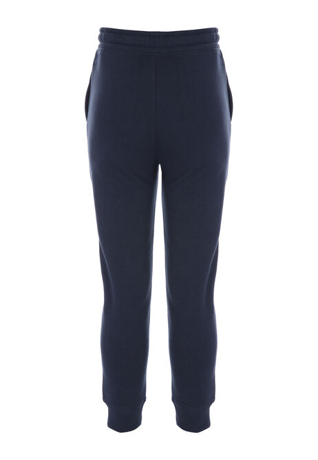 Older Boys Plain Navy Joggers