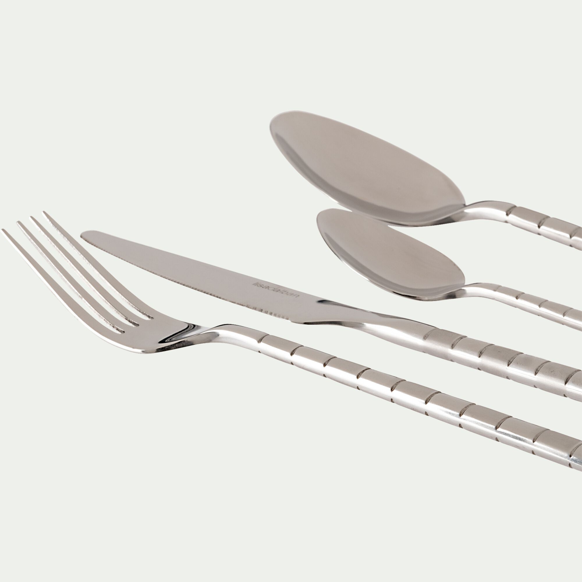 KOBE - Ménagère 16 pièces en inox - argenté