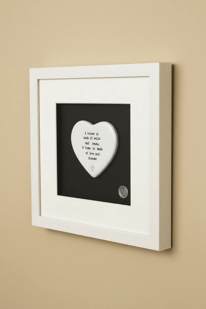 Ceramic Art- House is Made of Love and Dreams