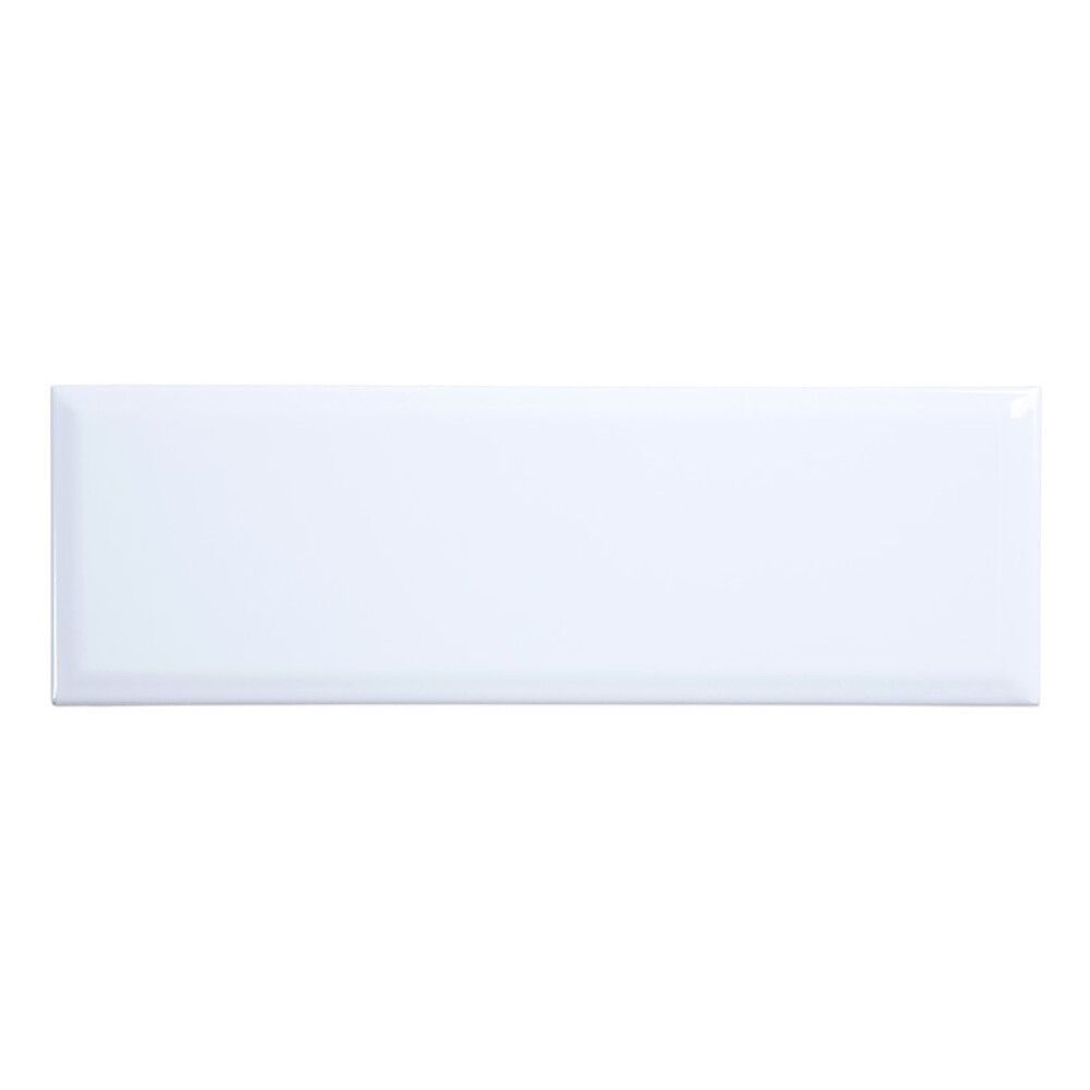 FLIS UNITECH DIAMANTO LUX HVIT BLANK 10X30CM 0.84M²/PK
