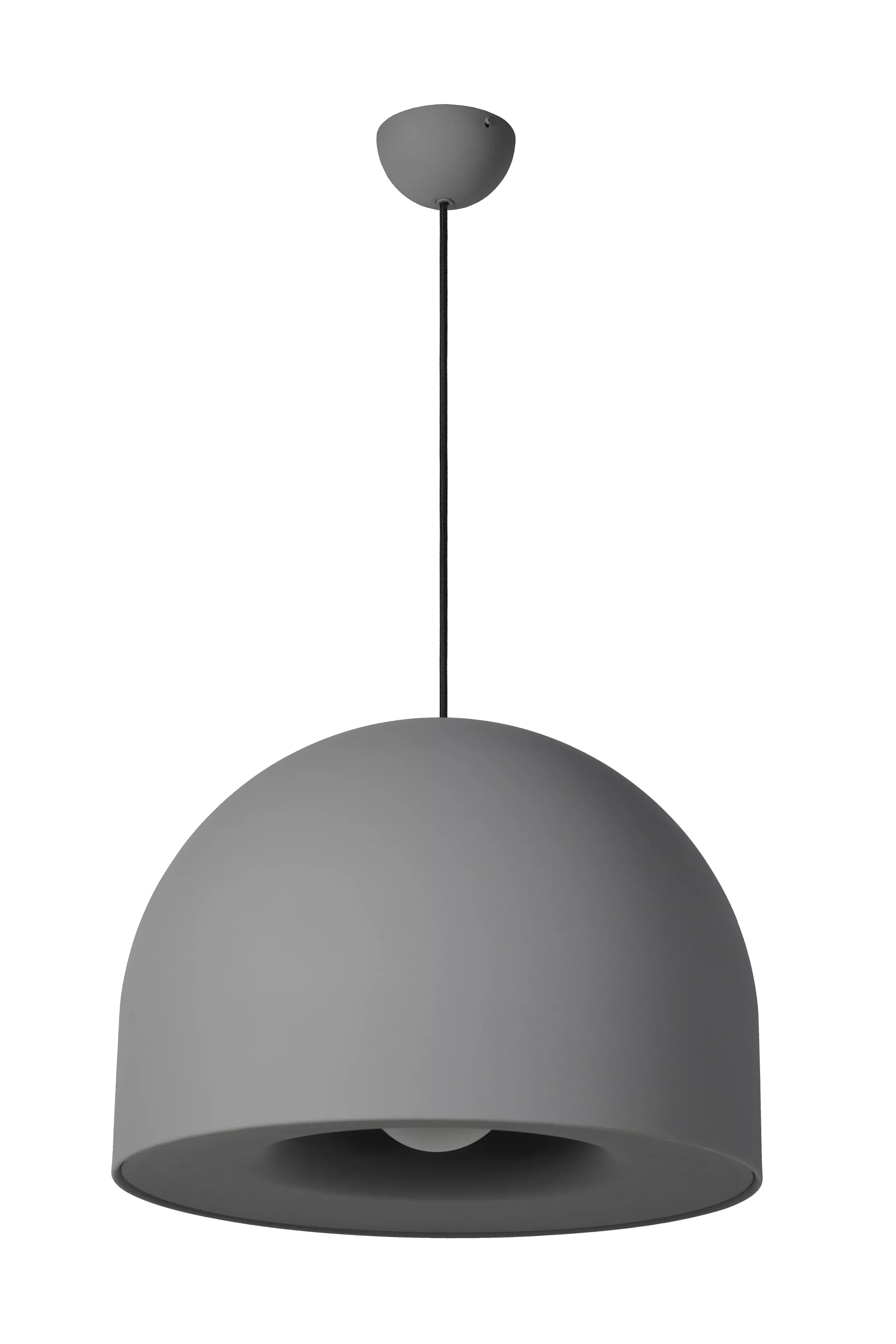 Lampa wisząca czarno-szara AKRON 1xE27x40W wym: 240x50x50 cm Lucide