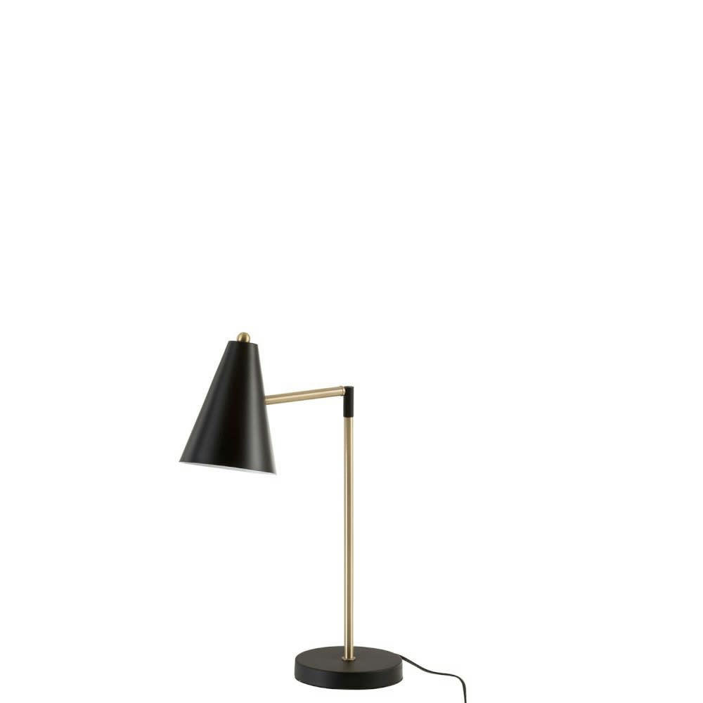 - Lampe metal de couleur noire métal H37cm