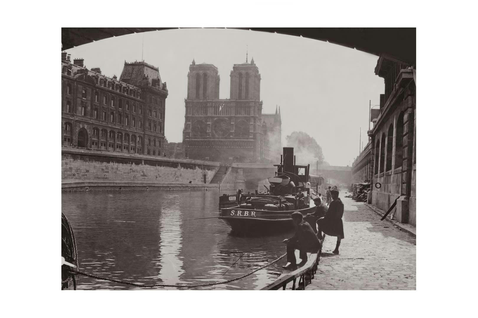 VILLES - Photo ancienne noir et blanc Paris n°01 alu 40x60cm