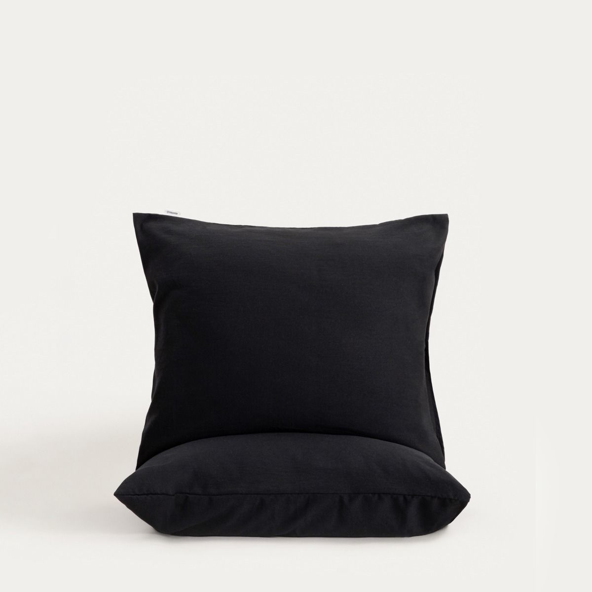 Zestaw dwóch poszewek MAISY z mikrofibry czarnych 2*50x60 cm