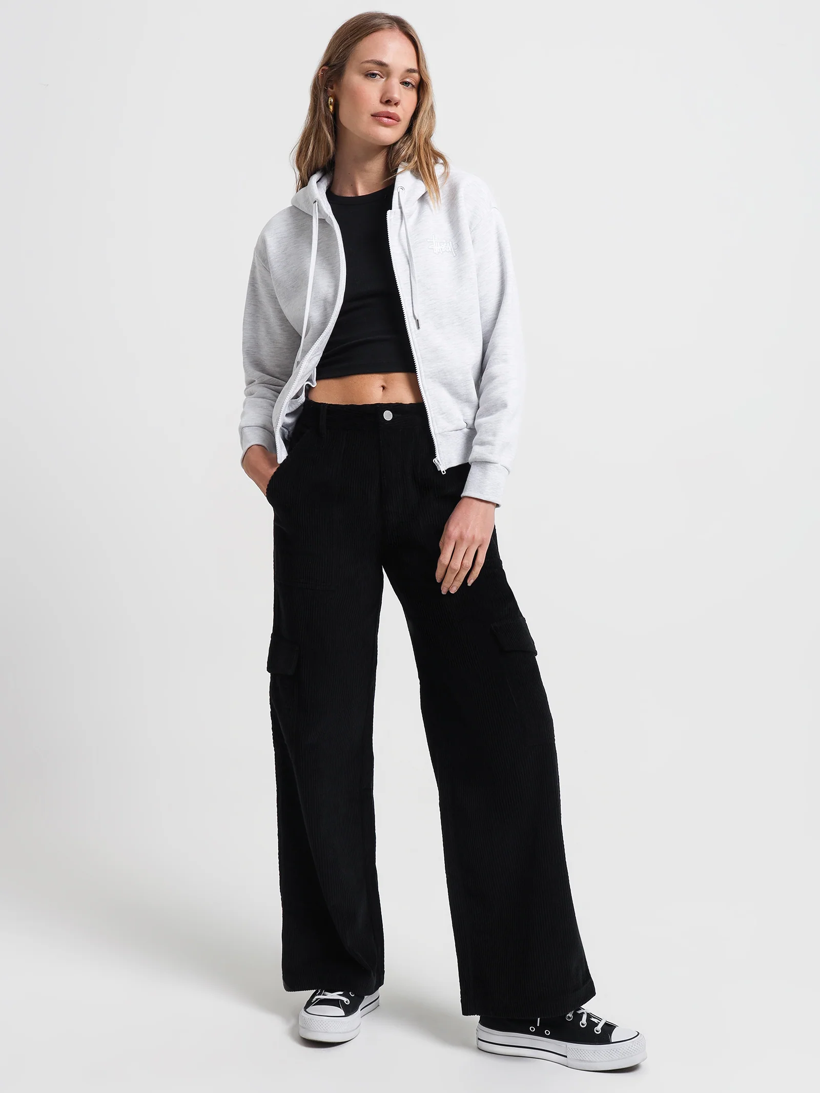 Stock Zip Through Hoodie