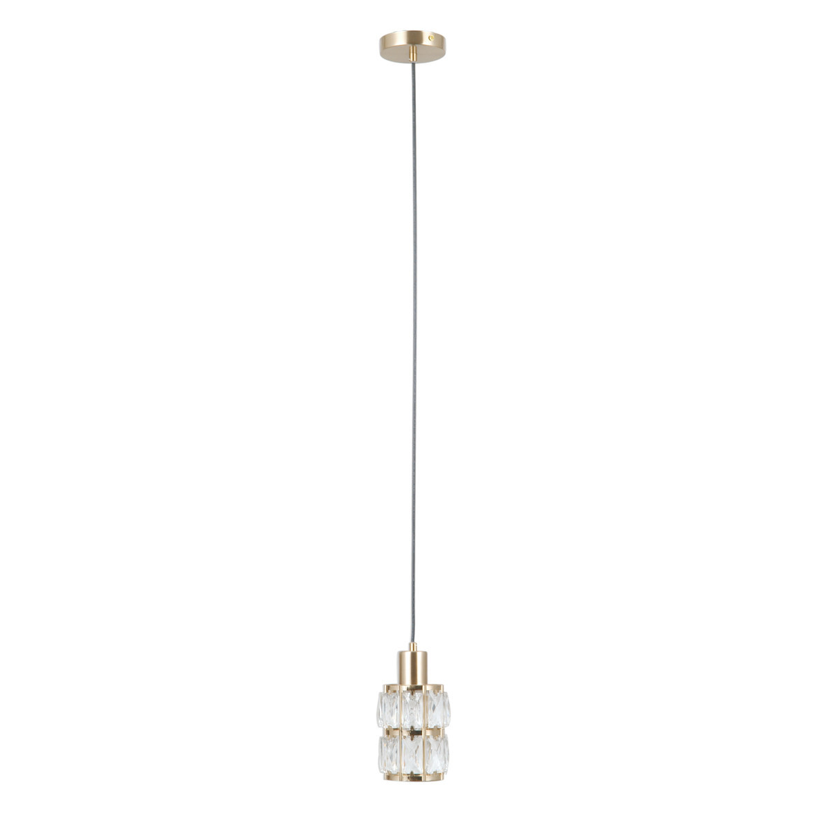 Lampa wisząca złota ALMA 1xE27x40W wym: 120x10,5x10,5 cm Italux