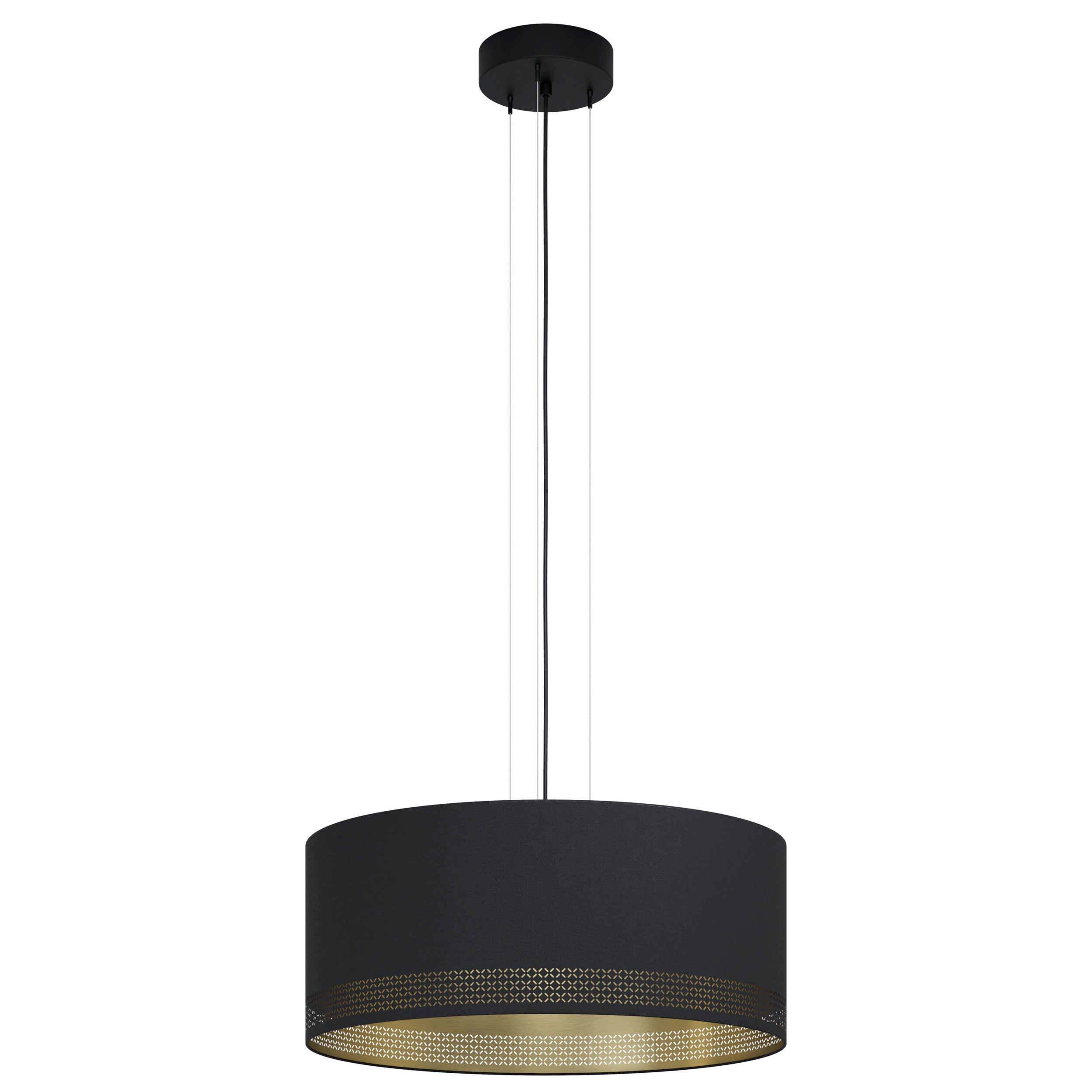 EGLO hanglamp Esteperra - e27 - ø 53 cm - zwart