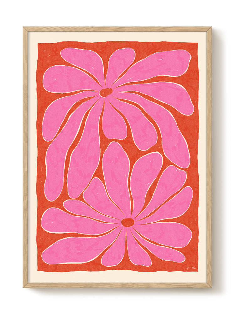 Hanna KL - Magnolia Pink - PSTR studio Kunst Poster