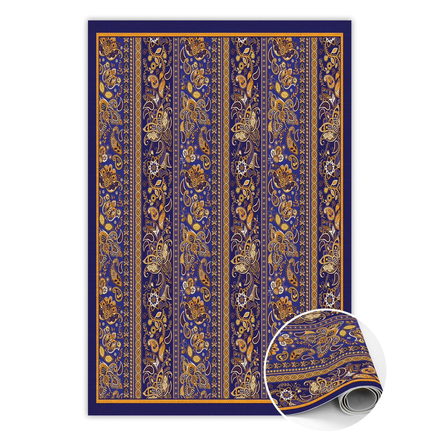 Dywan winylowy do domu Vintage Paisley 60 x 90 cm