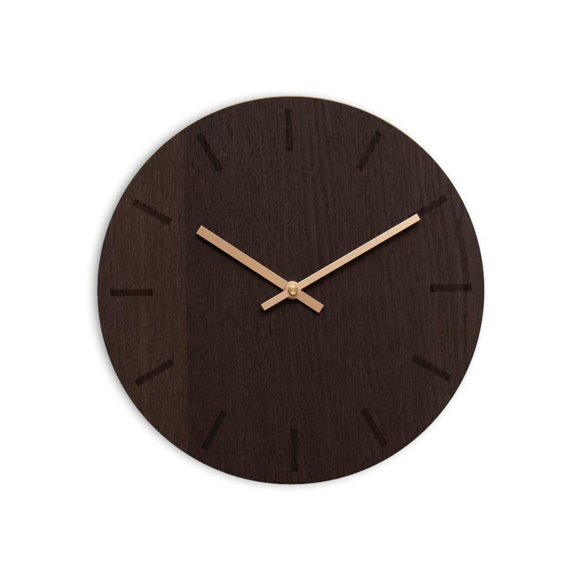 - Horloge murale en bois marron D28cm