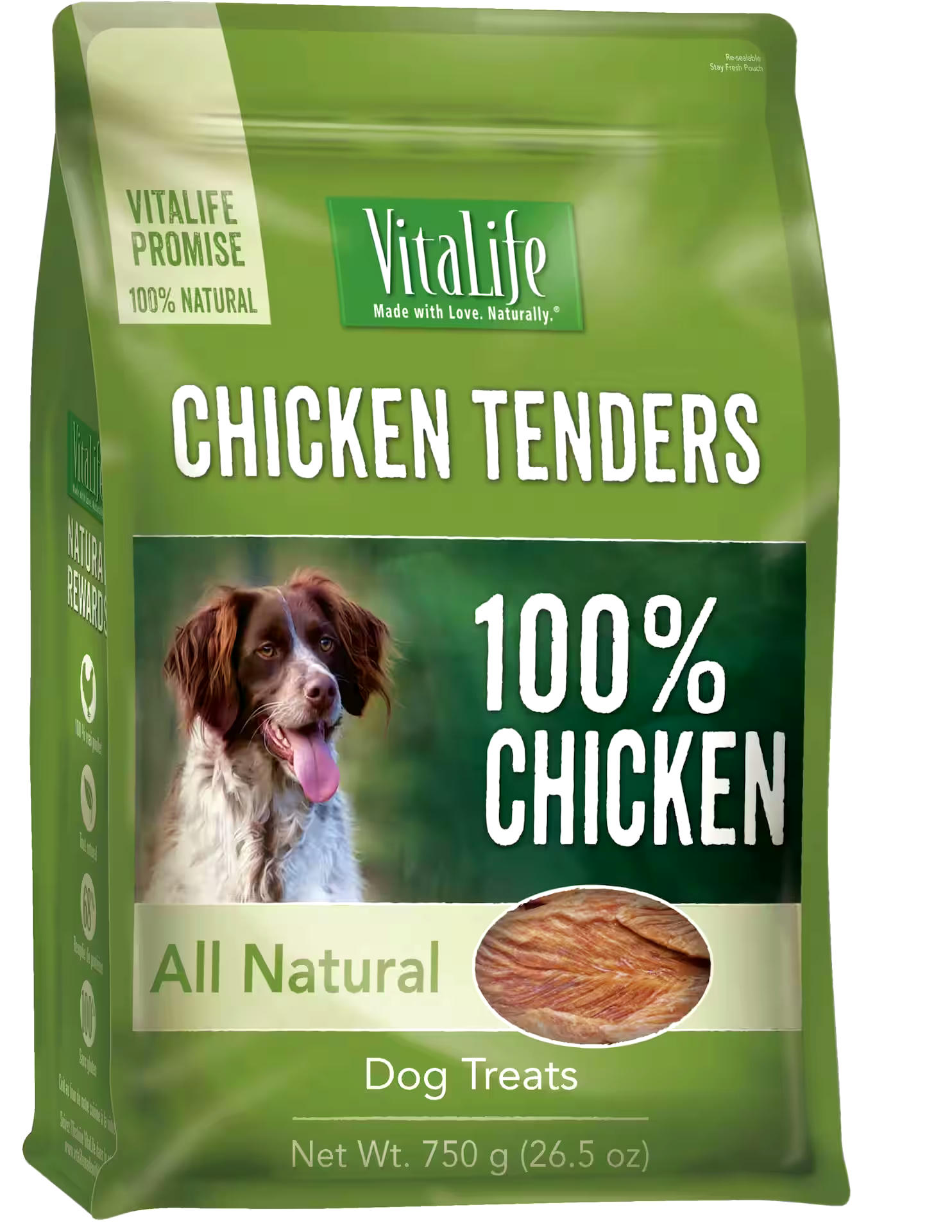 VitaLife Chicken Tenders Dog Treats, 750-g