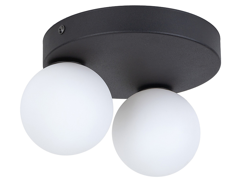 Lampa sufitowa Bianca 2-punktowa metalowa czarna