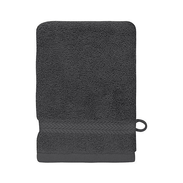 Lot de 3 gants de toilette 550 g/m² Ardoise 16x22 cm LUXURY