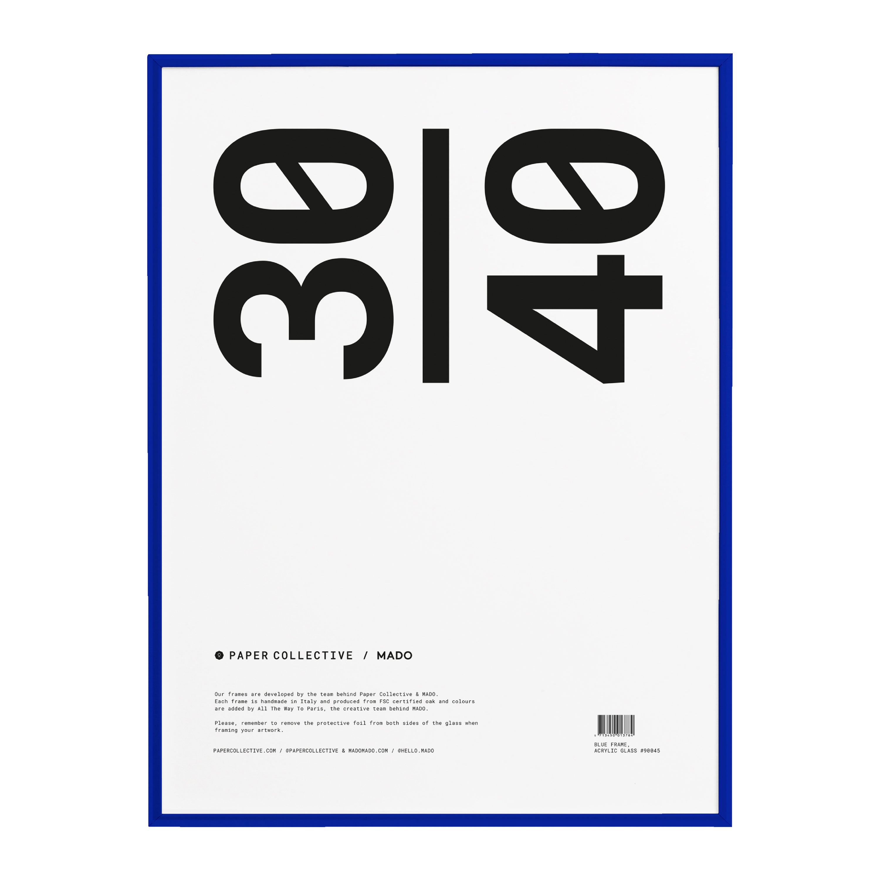 Paper Collective Frame Lijst 30 x 40 cm - Blue Pine