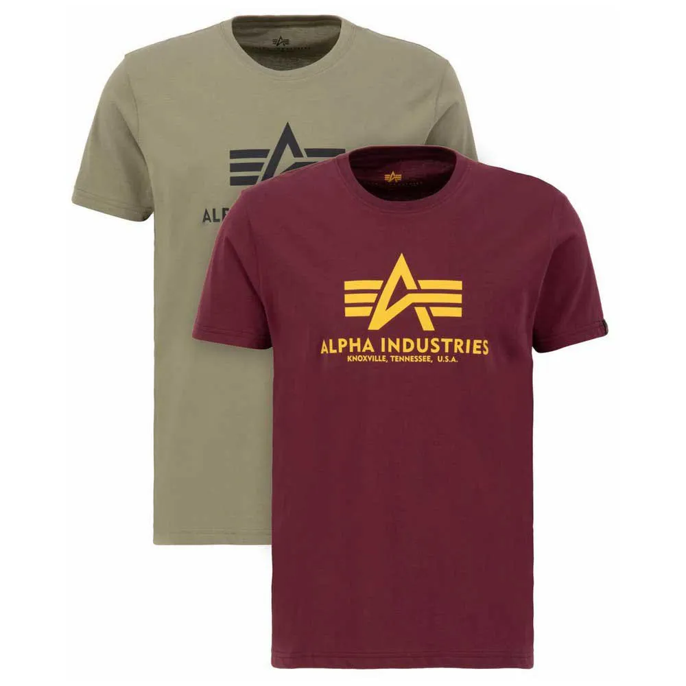 Alpha Industries Basic short sleeve T-shirt 2 units