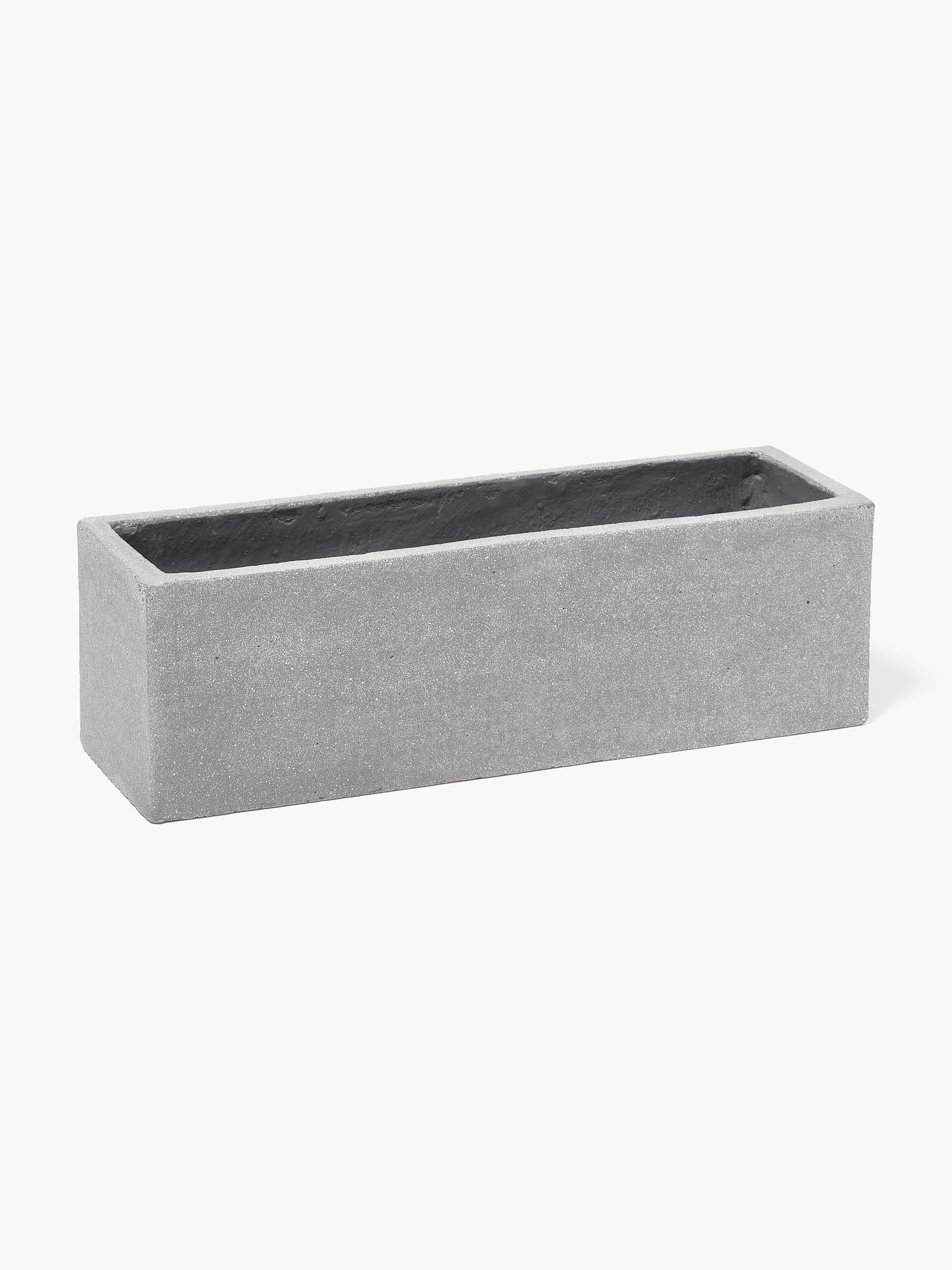 Blumentopf Tuscany aus Beton, H 19 cm