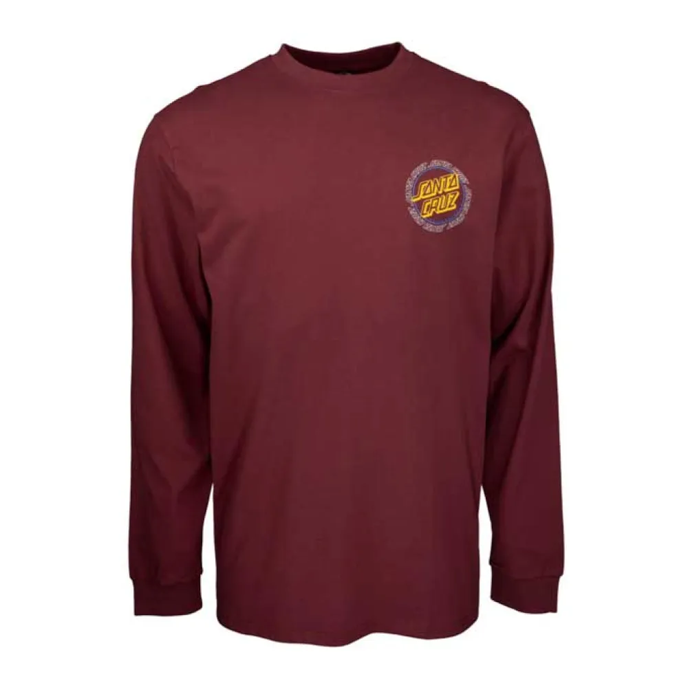 Santa Cruz Hollow ring dot long sleeve T-shirt