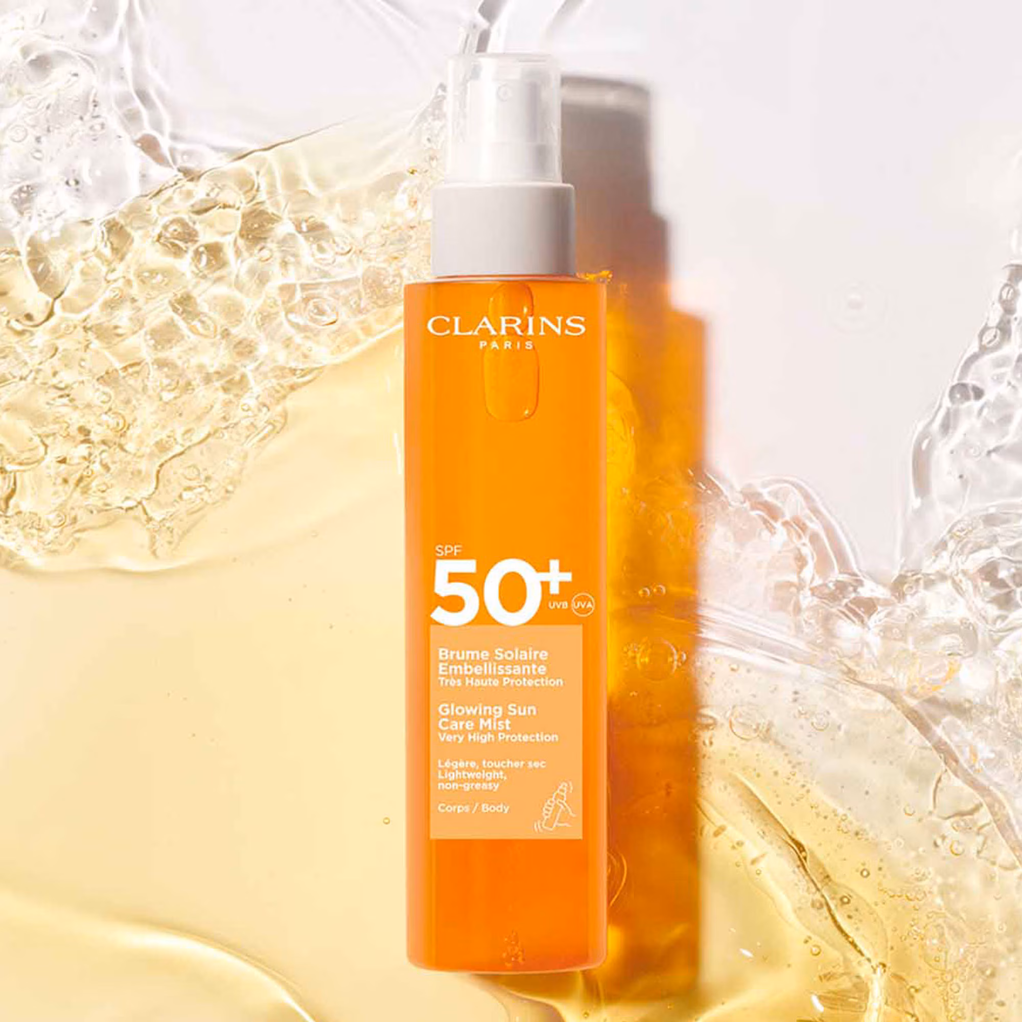 SUNCAREBrume solaire embellissante très haute protection corps spf50+