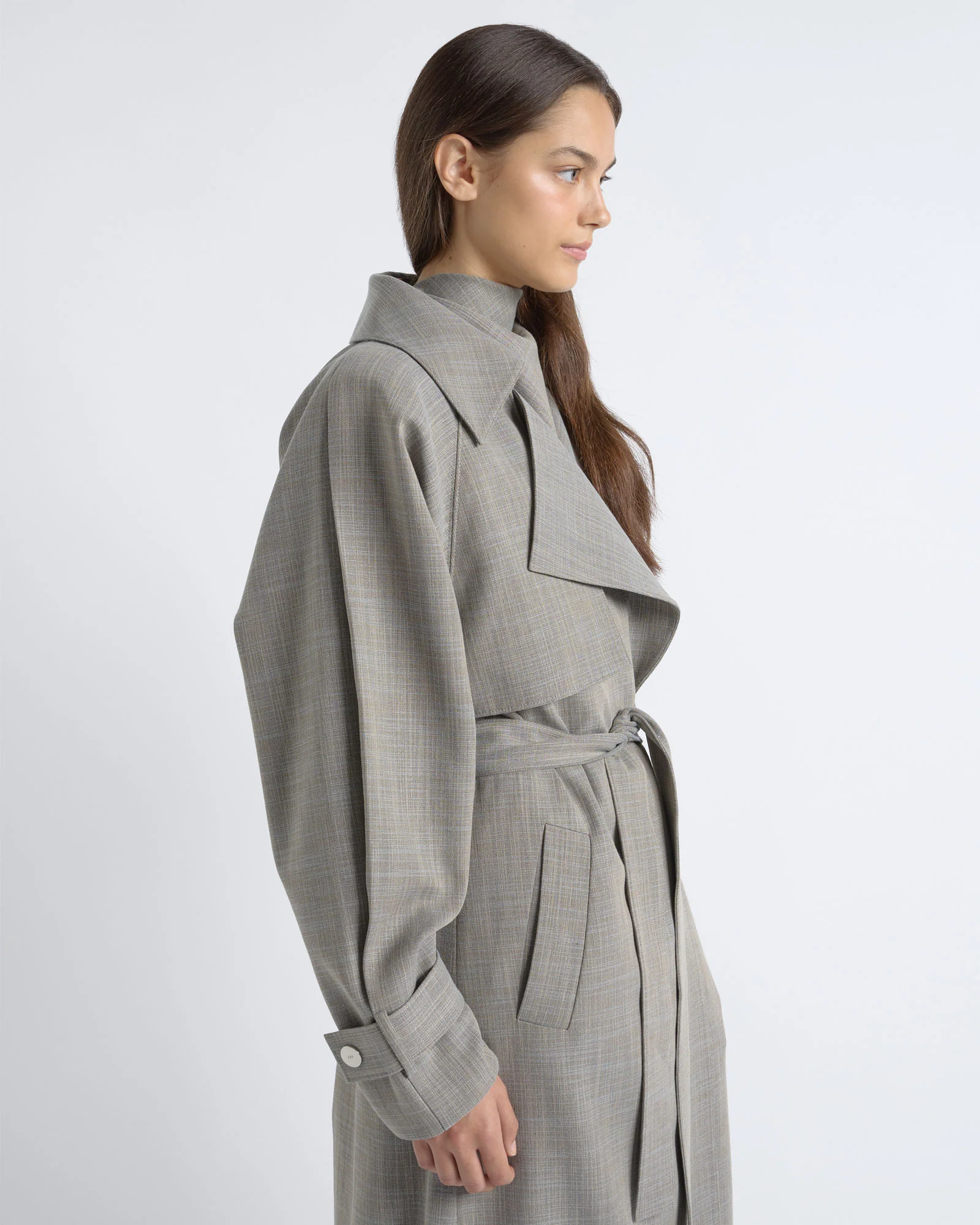 Relaxed Fit Trench Coat