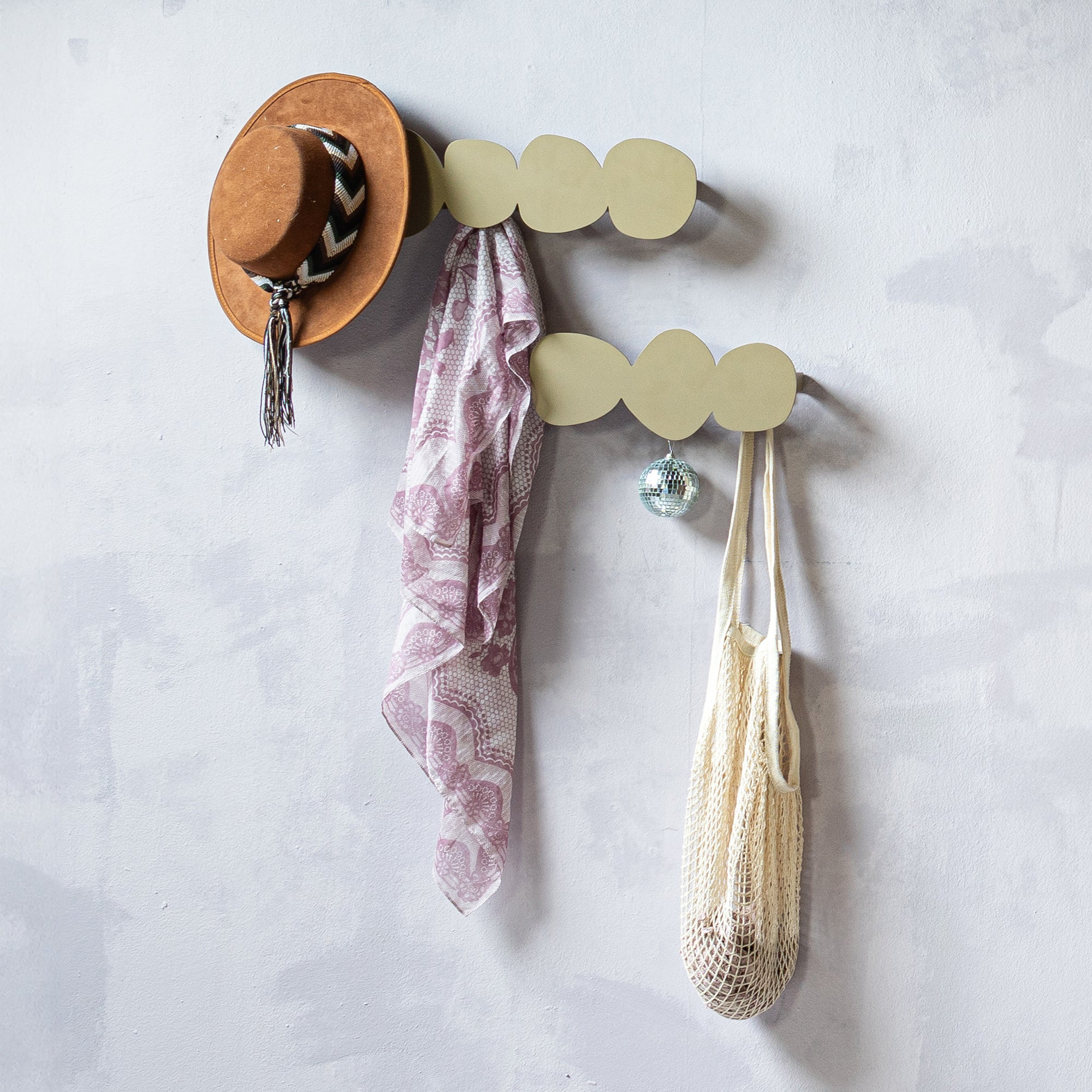 Spinder x Eva van de Ven kapstok Tumulo Medium - Champagne - 5 haken